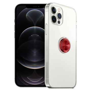 Fitcase İphone 12 / 12 Pro Gross Ring Şeffaf Arka Kapak Kılıf
