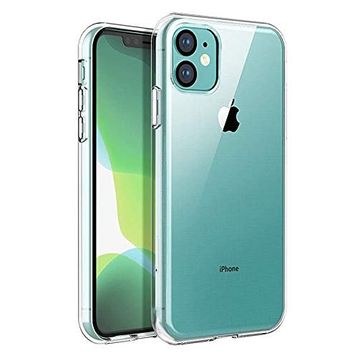 Fitcase iPhone 12 Mini Toz Koruma Tıpalı Şeffaf Arka Kapak