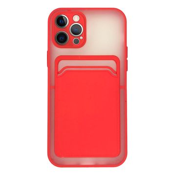 Fitcase iPhone 12 Pro Cardy Kartlık Cepli Mat Kapak Kılıf