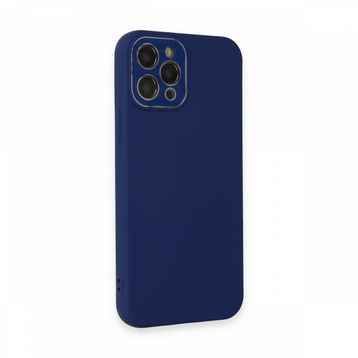 Fitcase iPhone 12 Pro Max Glass Kamera Korumalı Lansman Silikon Kapak