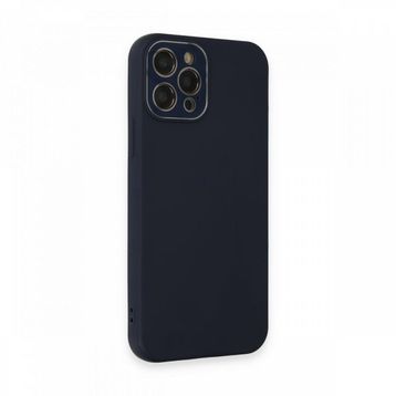 Fitcase iPhone 12 Pro Max Glass Kamera Korumalı Lansman Silikon Kapak