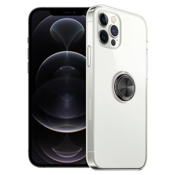 Fitcase iPhone 12 Pro Max Gross Ring Şeffaf Arka Kapak Kılıf