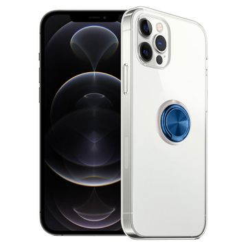 Fitcase iPhone 12 Pro Max Gross Ring Şeffaf Arka Kapak Kılıf