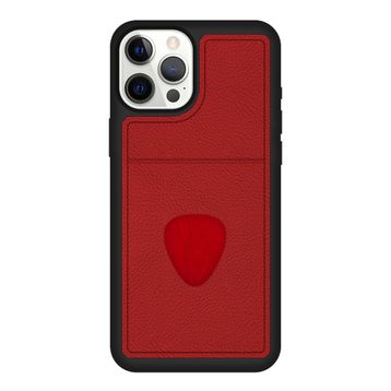 Fitcase iPhone 12 Pro Proda Deri Tek Kartlık Cepli Kapak Kılıf