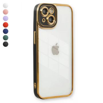 Fitcase iPhone 14 Lazer Lens Kamera Çerçeveli Kapak Kılıf