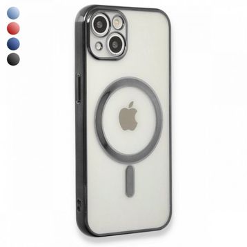 Fitcase iPhone 14 Magsafe Özellikli Lazer Silikon Kapak Kılıf