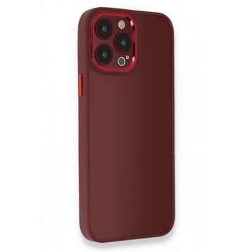 Fitcase iPhone 14 Pro Max Freya Lazer Lens Kamera Çerçeveli Silikon Kapak Kılıf