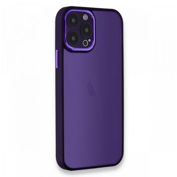 Fitcase iPhone 14 Pro Max Freya Lazer Lens Kamera Çerçeveli Silikon Kapak Kılıf