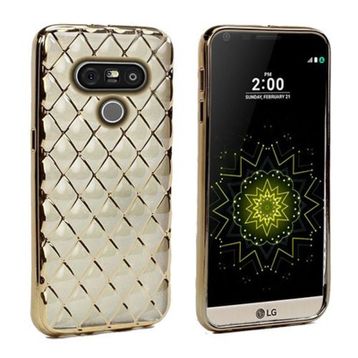 Fitcase Laser Lg G5 H850 Gold Baklava Desenli