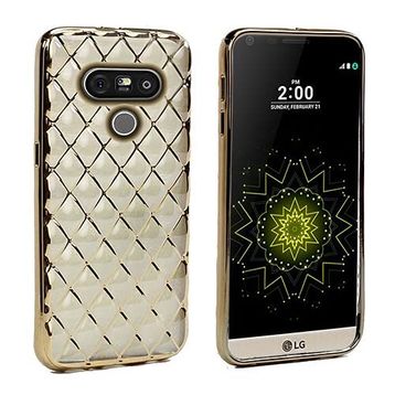 Fitcase Laser Lg G5 H850 Gold Baklava Desenli
