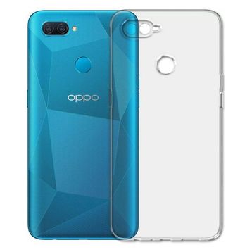 Fitcase Oppo A12 Kamera Korumalı Silikon Şeffaf Kapak Kılıf