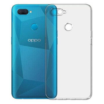 Fitcase Oppo A12 Kamera Korumalı Silikon Şeffaf Kapak Kılıf
