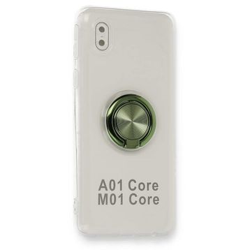 Fitcase Samsung Galaxy A01 Core A013 Kılıf Gross Ring Şeffaf Arka Kapak