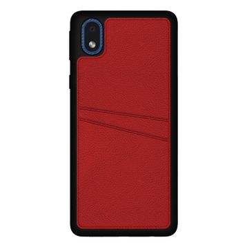 Fitcase Samsung Galaxy A01 Core Proda Deri Çift Kartlık Cepli Kapak Kılıf