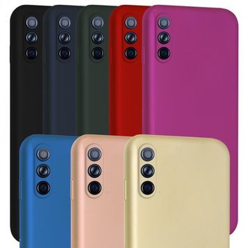 Fitcase Samsung Galaxy A01 Premiums Silikon Cep Telefonu Kılıfı