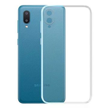 Fitcase Samsung Galaxy A02 A022 Kamera Korumalı Şeffaf Silikon Cep Telefonu Kılıfı