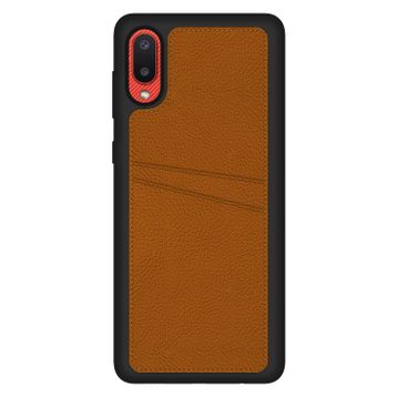 Fitcase Samsung Galaxy A02 Proda Deri Çift Kartlık Cepli Kapak Kılıf
