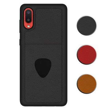 Fitcase Samsung Galaxy A02 Proda Deri Tek Kartlık Cepli Kapak Kılıf