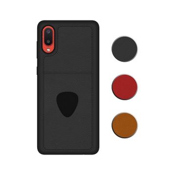 Fitcase Samsung Galaxy A02 Proda Deri Tek Kartlık Cepli Kapak Kılıf