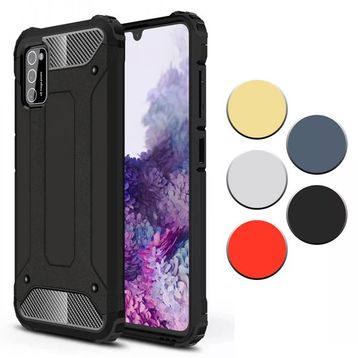 Fitcase Samsung Galaxy A02s A025 Zırh Tank Tam Koruma Arka Kapak