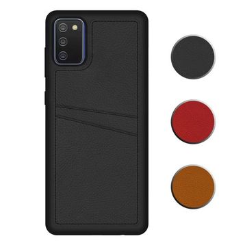 Fitcase Samsung Galaxy A02s Proda Deri Çift Kartlık Cepli Kapak Kılıf