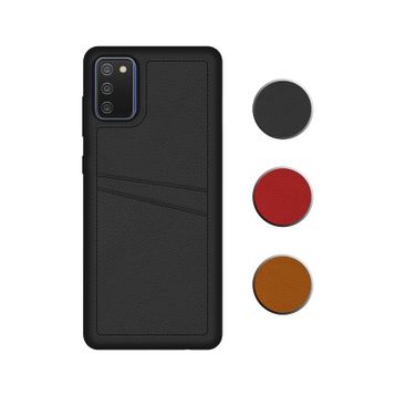 Fitcase Samsung Galaxy A02s Proda Deri Çift Kartlık Cepli Kapak Kılıf