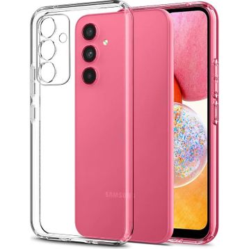 Fitcase Samsung Galaxy A14 Kamera Korumalı Silikon Şeffaf Kapak Kılıf