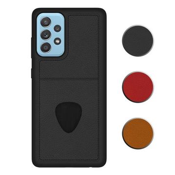 Fitcase Samsung Galaxy A52 Proda Deri Tek Kartlık Cepli Kapak Kılıf