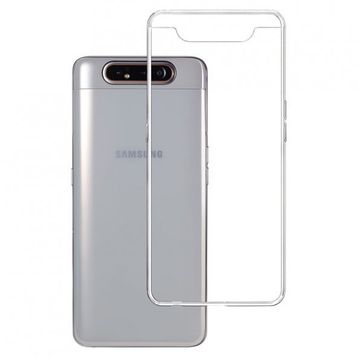 Fitcase Samsung Galaxy A80 A805 / A90 A905 Kılıf Toz Koruma Tıpalı Şeffaf Arka Kapak