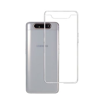 Fitcase Samsung Galaxy A80 A805 / A90 A905 Kılıf Toz Koruma Tıpalı Şeffaf Arka Kapak