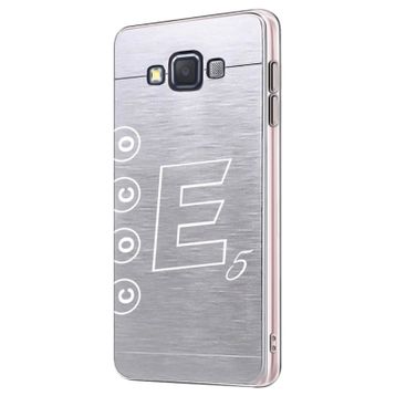 Fitcase Samsung Galaxy E5 E500 Metal TPU Füme Arka Kapak
