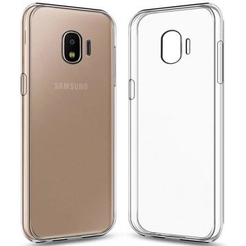 Fitcase Samsung Galaxy J2 Core J260 Kılıf Toz Koruma Tıpalı Şeffaf Arka Kapak
