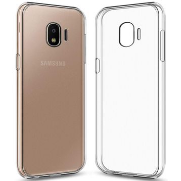 Fitcase Samsung Galaxy J2 Core J260 Kılıf Toz Koruma Tıpalı Şeffaf Arka Kapak