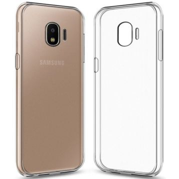 Fitcase Samsung Galaxy J2 Core J260 Kılıf Toz Koruma Tıpalı Şeffaf Arka Kapak