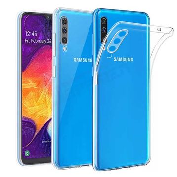 Fitcase Samsung Galaxy M30 M305 Toz Koruma Tıpalı Şeffaf Arka Kapak Kılıf