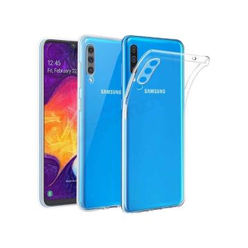 Fitcase Samsung Galaxy M30 M305 Toz Koruma Tıpalı Şeffaf Arka Kapak Kılıf