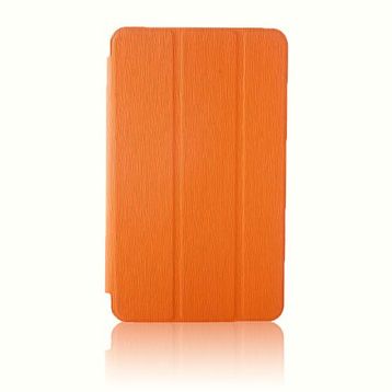 Fitcase Samsung Galaxy Tab 4 T330 8 Katlanır Standlı Turuncu Kılıf