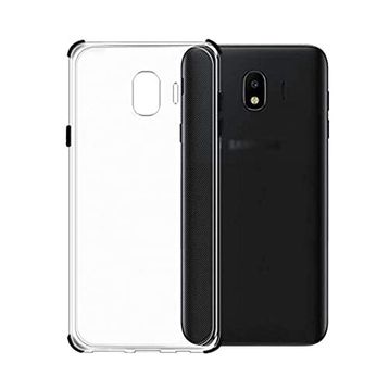 Fitcase Samsung J2 Core Anti Shock Darbe Siyah Koruyucu Silikon Arka Kapak