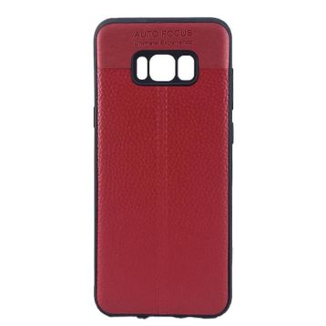 FitCase Samsung S8 Auto Focus Silikon Kırmızı Arka Kapak