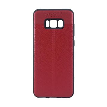 FitCase Samsung S8 Auto Focus Silikon Kırmızı Arka Kapak