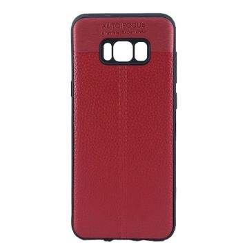 FitCase Samsung S8 Auto Focus Silikon Kırmızı Arka Kapak