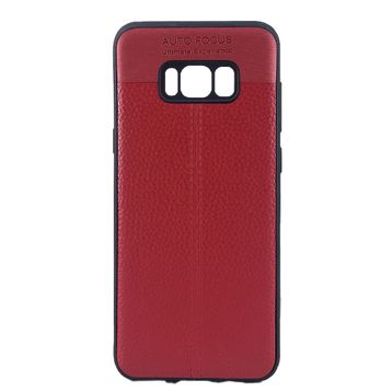 FitCase Samsung S8 Auto Focus Silikon Kırmızı Arka Kapak