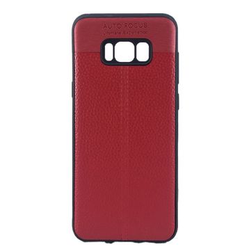 FitCase Samsung S8 Auto Focus Silikon Kırmızı Arka Kapak