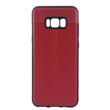 FitCase Samsung S8 Auto Focus Silikon Kırmızı Arka Kapak