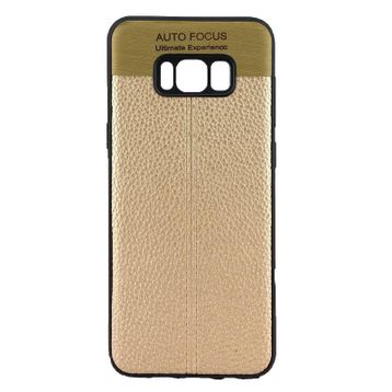 FitCase Samsung S8 Plus Auto Focus Silikon Gold Arka Kapak