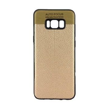 FitCase Samsung S8 Plus Auto Focus Silikon Gold Arka Kapak