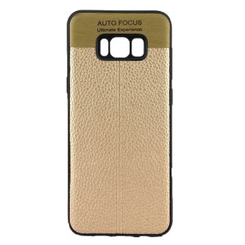 FitCase Samsung S8 Plus Auto Focus Silikon Gold Arka Kapak
