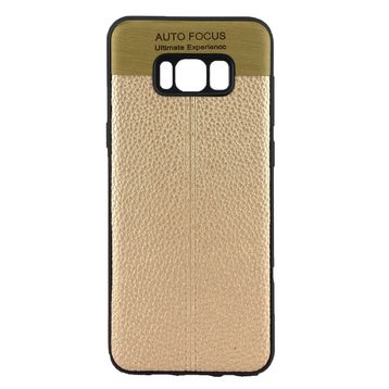 FitCase Samsung S8 Plus Auto Focus Silikon Gold Arka Kapak