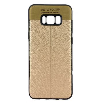 FitCase Samsung S8 Plus Auto Focus Silikon Gold Arka Kapak