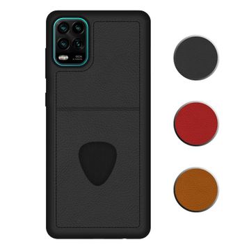 Fitcase Xiaomi Mi 10 Lite Proda Deri Tek Kartlık Cepli Kapak Kılıf